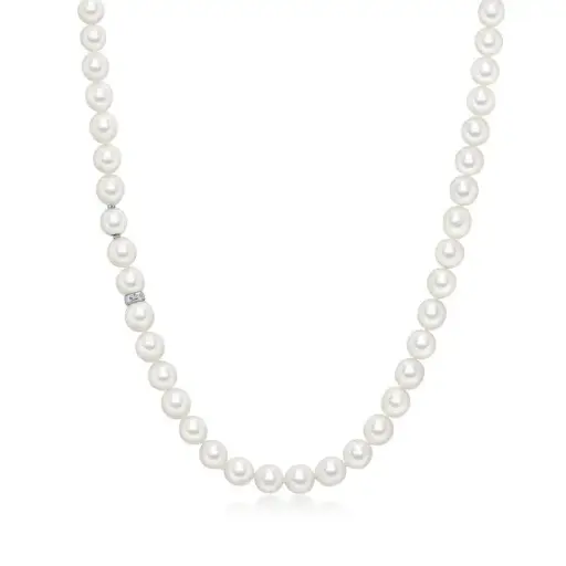 18K 白金南洋珍珠項鍊